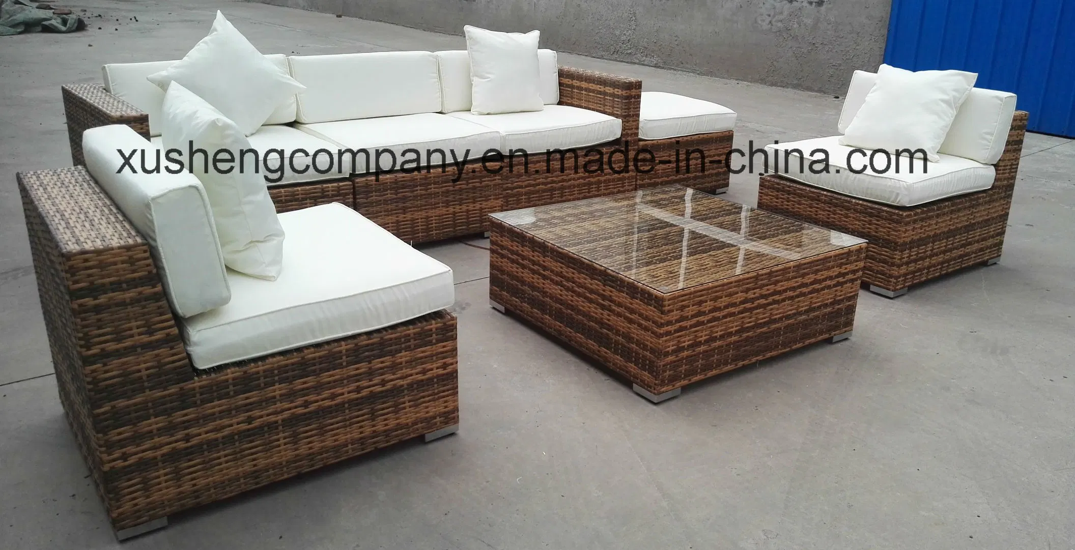 Outdoor Furniture Garden Patio PE Rattan Sofa Set