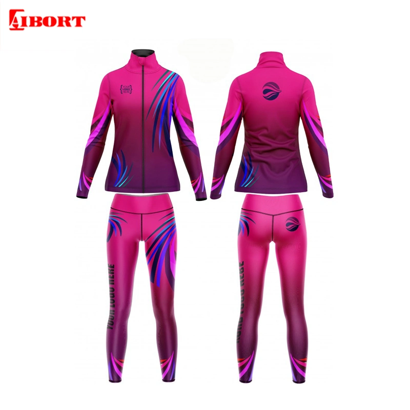 Aibort Wholesale/Supplier Training Sports Womens Polyester Tracksuit (T-SC-90)