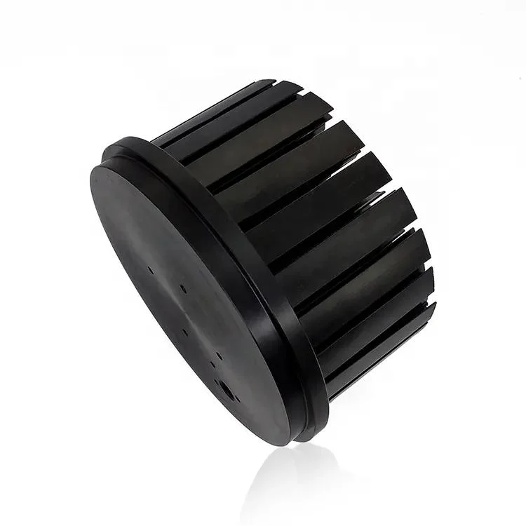 Round COB Lighting Pin Fin Cold Forged Anodized Heatsink Aluminum Forging Raadiator