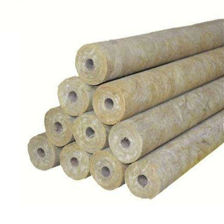 CE Certificate Non-Combustible Customized Ceramic Fiber Mineral Rock Wool Rockwool Multiple Pipe