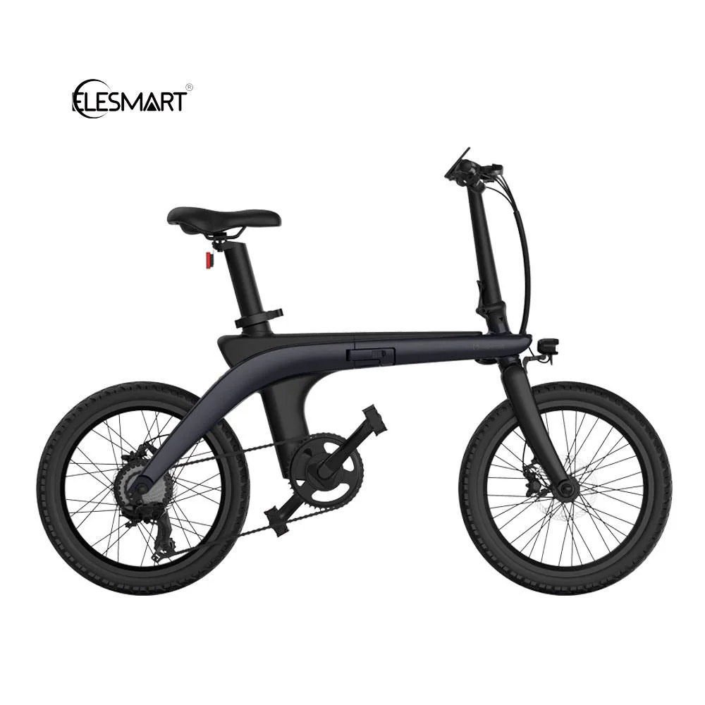 Elesmart Manufacture Torque Sensor 36V 250W 60km 20-Inch Foldable Carbon Fiber Electric Power-Assisted Bicycle Bike CF1 Ebike