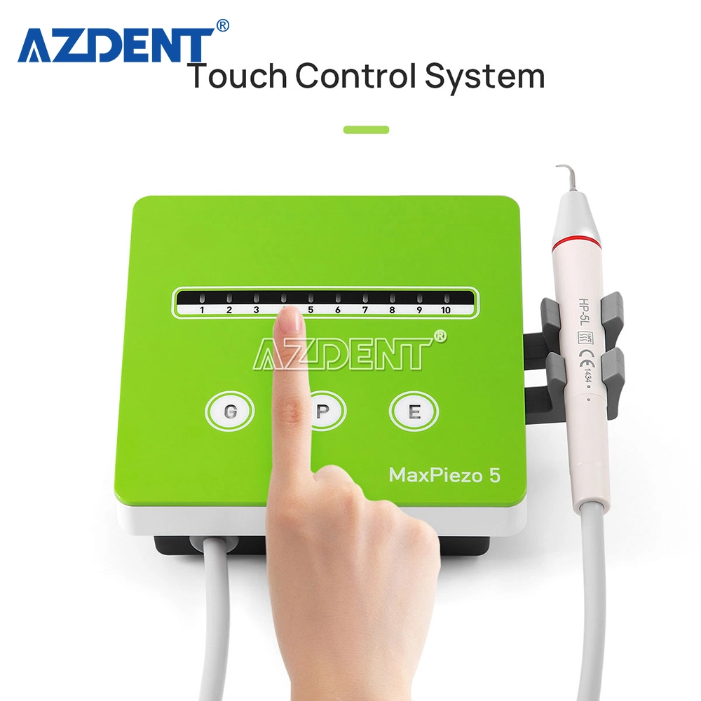 Azdent Dental Ultrasonic Piezo Scaler Water Bottle Endo Scaling Teeth with LED Detachable Handpiece