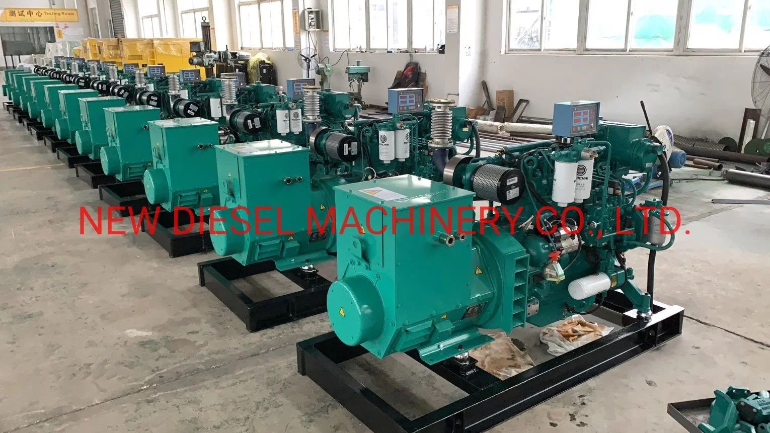 Small Diesel Generator Set 50kw with Engine4BTA3.9-G2 (50GFW)