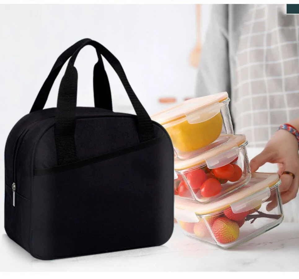Office School Portable Lunch Box Bag Camping Picnic Insulation Cooler Bag