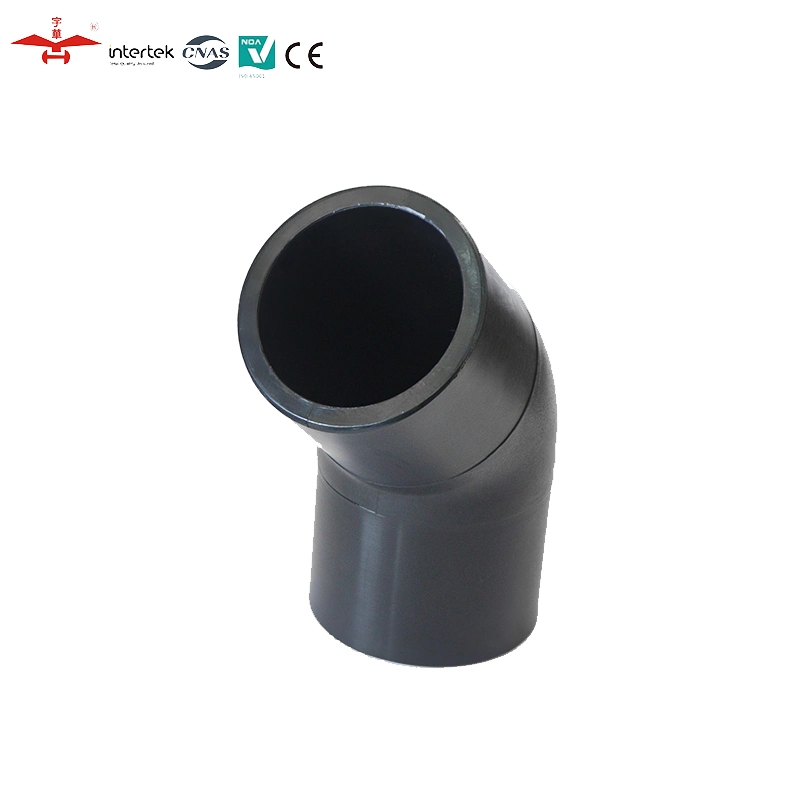 Buttfusion 90 Deg Elbow for PE100 Pn16 HDPE PE Pipe Fittings