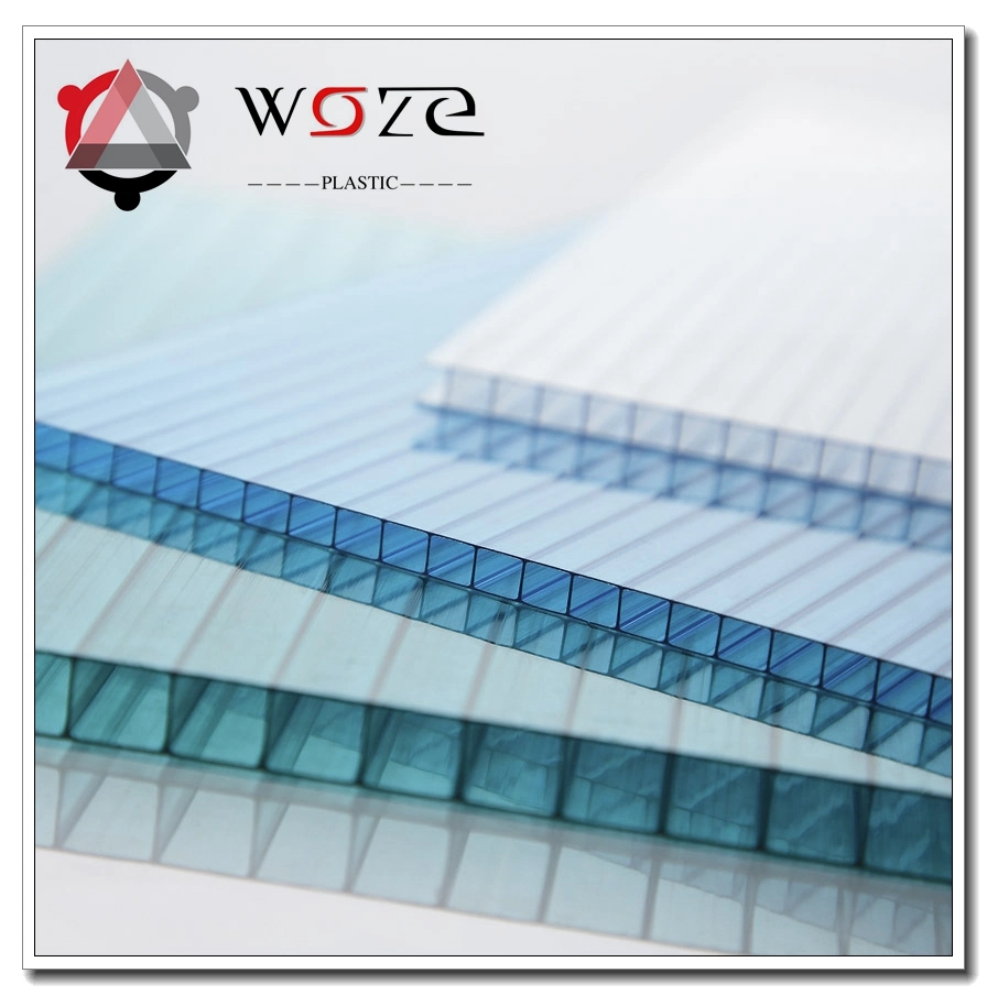 12mm Twin Wall Colored Lexan Hollow Polycarbonate Sheet