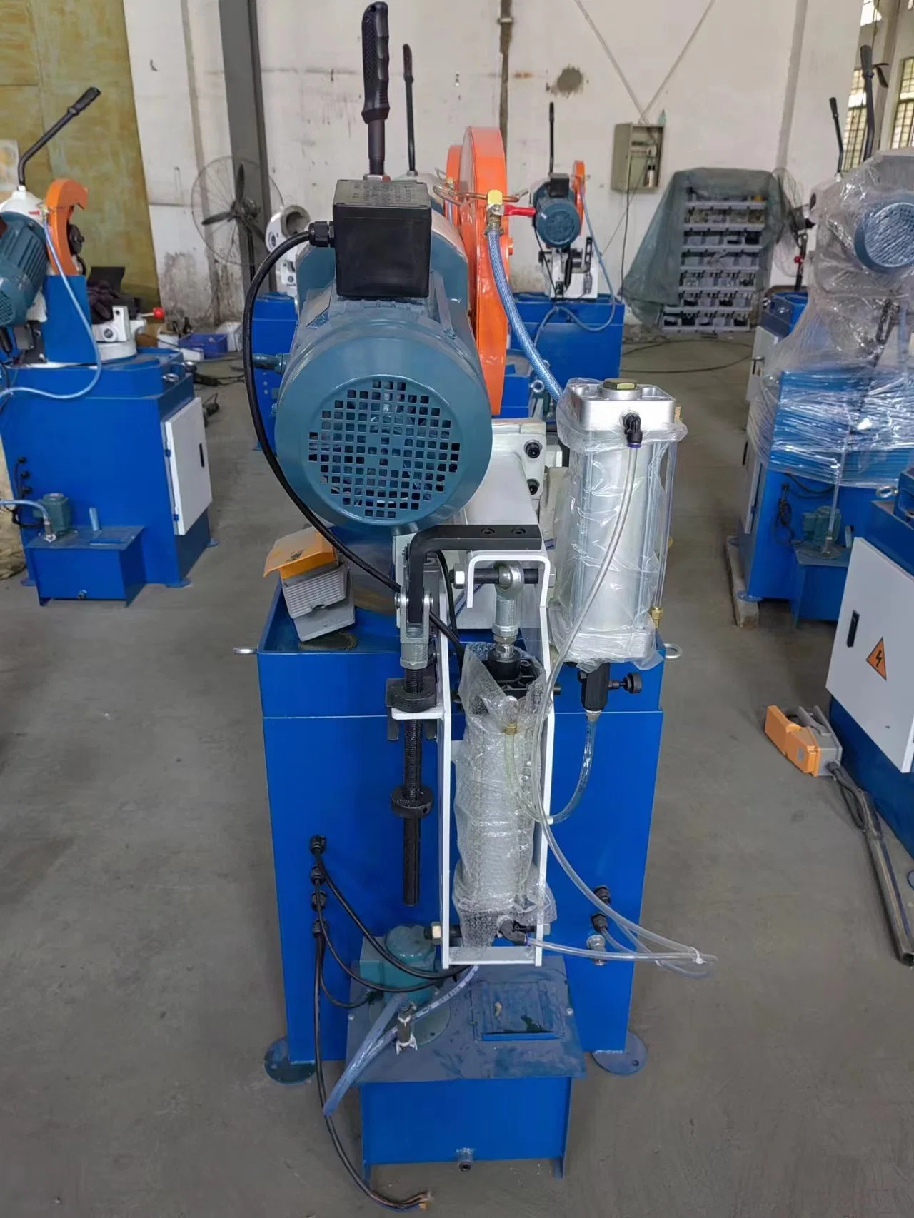 4 Mc-315AC Pneumatic Pipe Cutting Machine for Square Round Tube etc