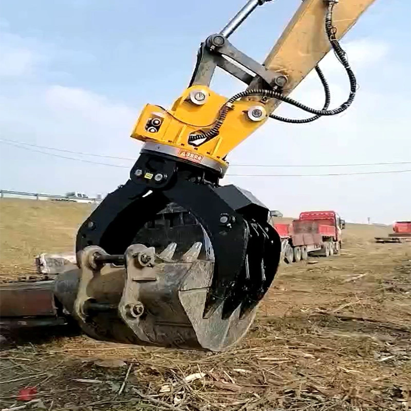 Excavator Attachments Log Grapple for Excavator