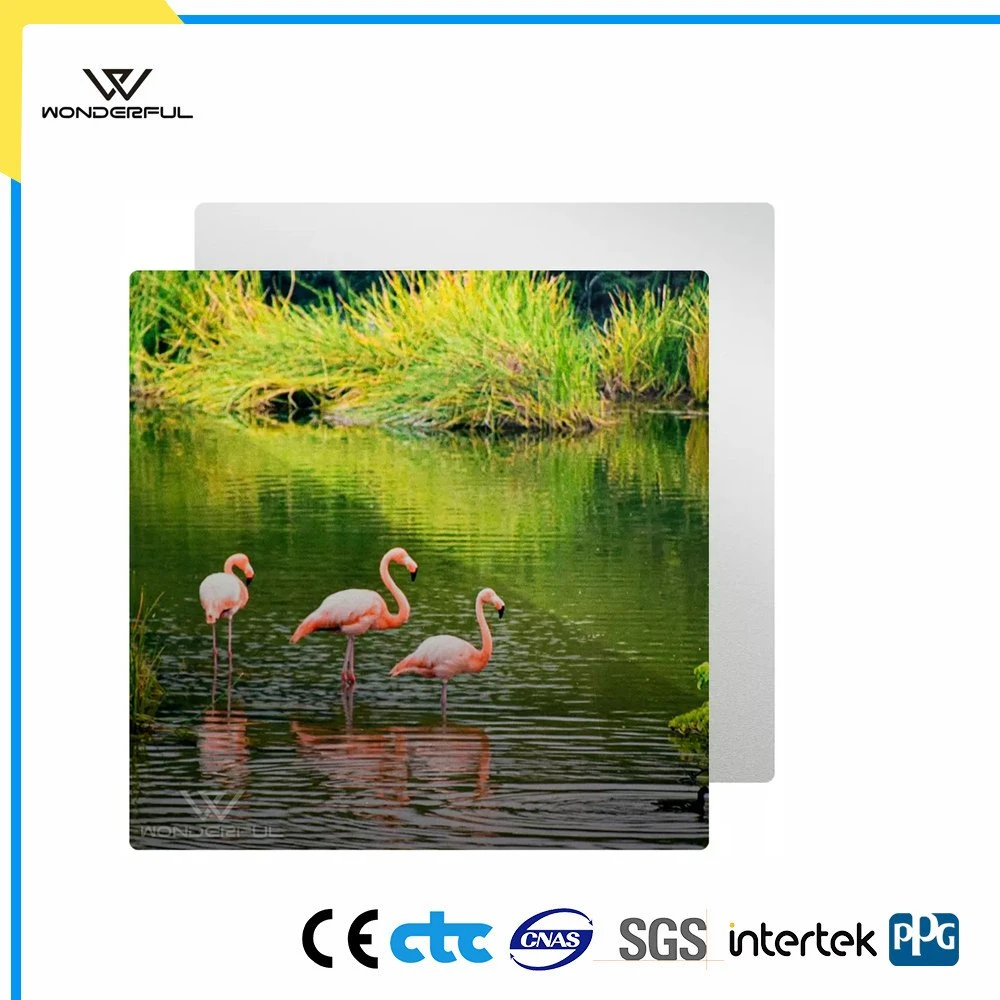 Pearl White Silvery Glossy Surface Weather Resistant High Definition Photo Panel Sublimation HD Aluminum