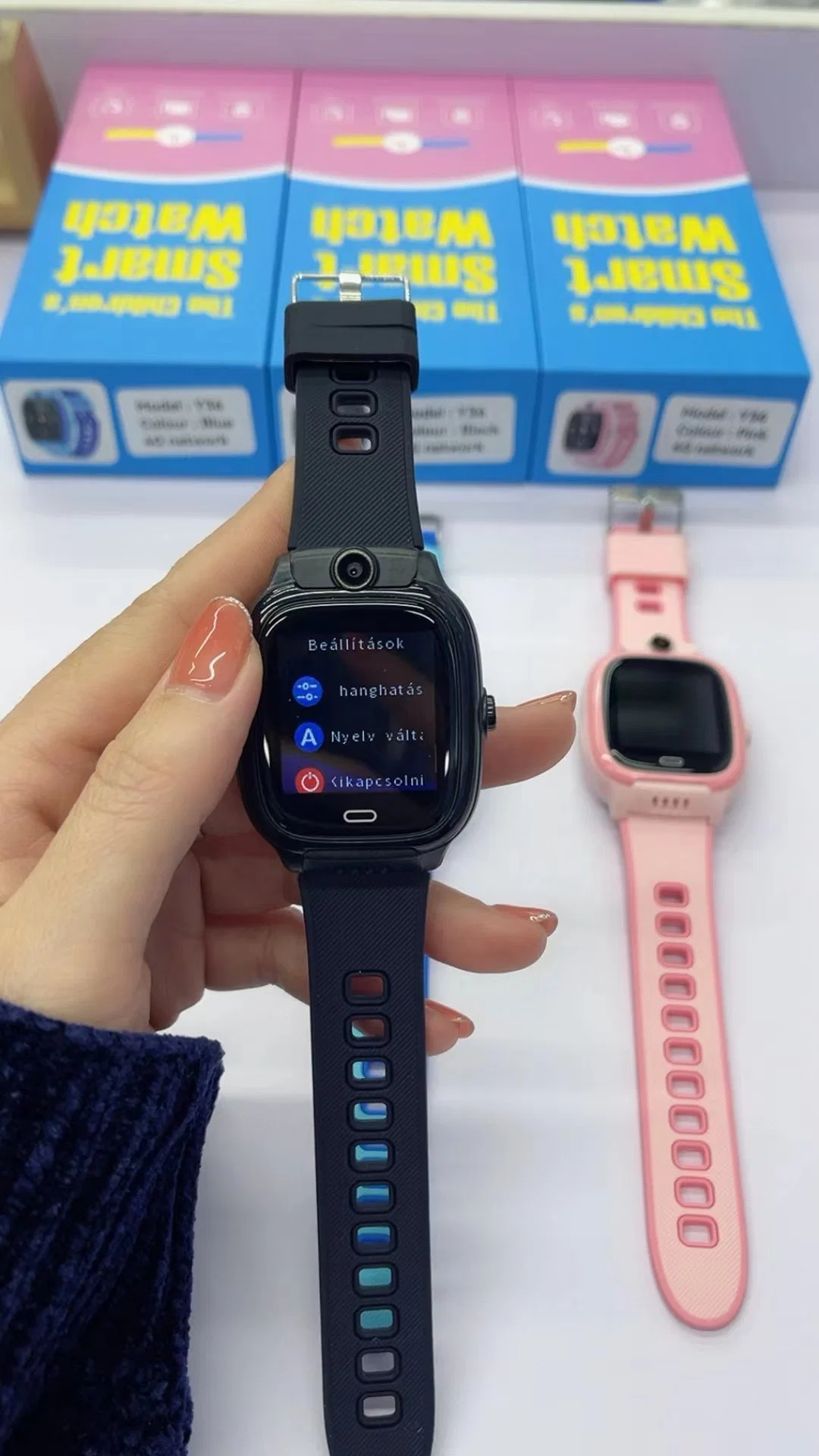 (Y36) 4G Video Chat pantalla completa niños Smart Watch para Regalo para niños