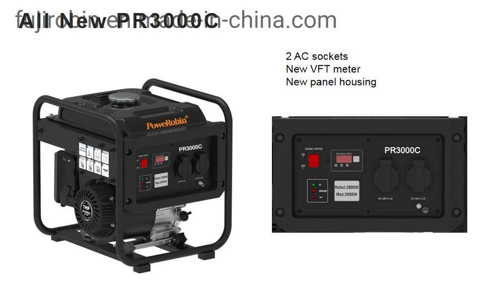 China Ohv Gasoline Generator 7HP, 3kw Electric Generator, 212cc