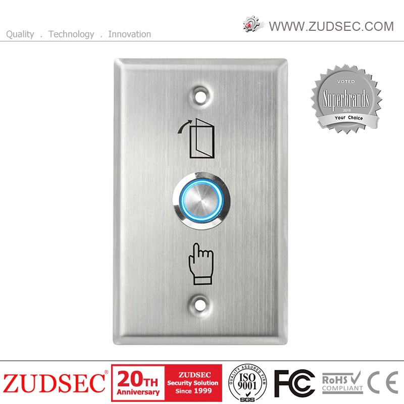 Stainless Steel Door Exit Button Push Button Switch for Access Control