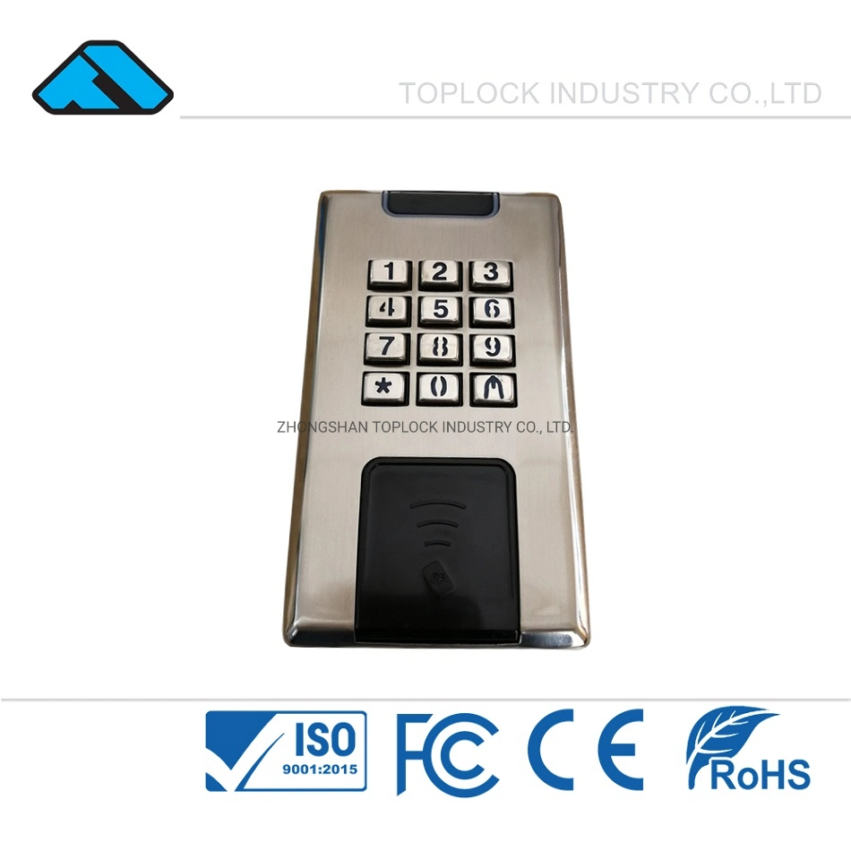 Elektronische Türverriegelung Zugangsklappe Ausgang Tastatur Digicode, RFID-Karte