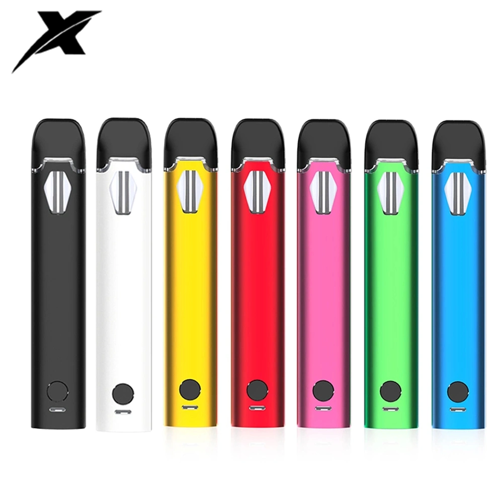 White Label 2ml 2,0ml 2000mg 2g leerer einwegbarer Vape Pen Thco HHC DAB D8 D9 D10 Thcx Thcp THCA voll Spectrum Starter Kits Pen Bulk mit Keramikspule