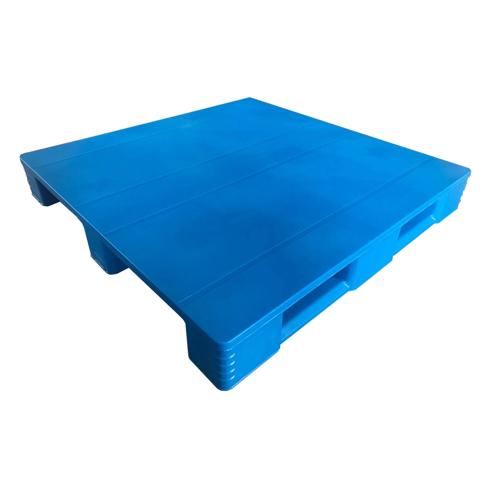 Single Side Flat Deck HDPE Plastic Pallet for Transportation Use