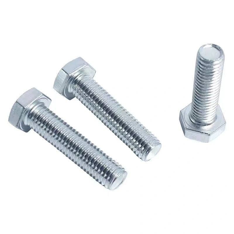 Galvanized Screw Hexagon Head Fastener DIN933 DIN931 DIN6915 A325m Black Bolt