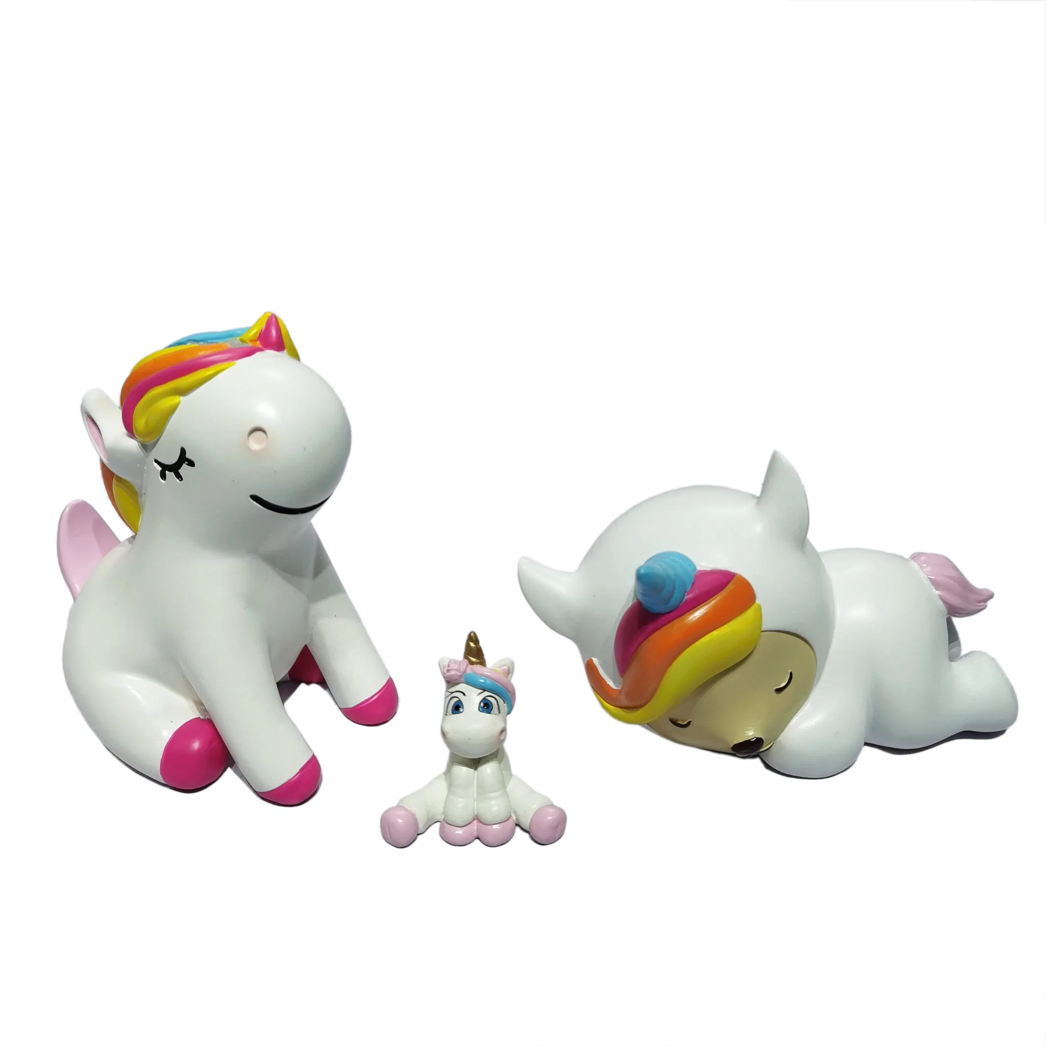 Resin Ornaments Factory Directly Customized Gifts Unicorn Money Box Piggy Bank