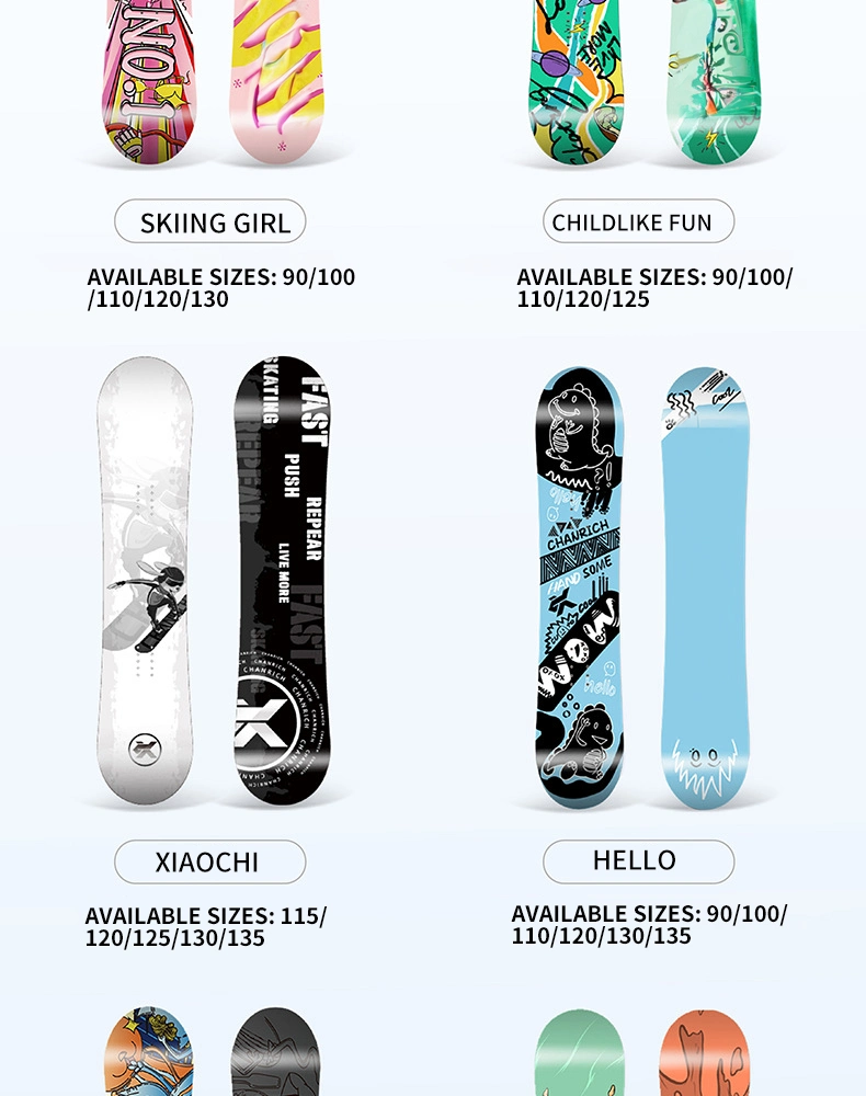 Children's Single Board Skis, Teenagers' All-Around Skis in All Regions