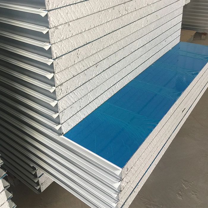 Smooth EPS Fiberglass Sandwich Composite Panel for Caravan Building