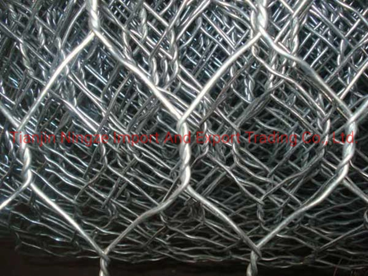 3M * 1m * 0,5m 8cm * 13cm Verzinkte Gabion Box Gabion Mesh Gabion Bakset-Aufbewahrung Wall Gabion