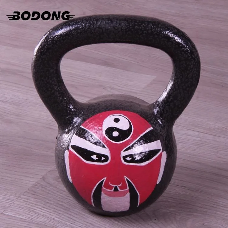 Venta de energía caliente Fabricación Entrenamiento Gimnasio de Levantamiento de hierro fundido de culturismo Maquillaje cubrir Kettlebell