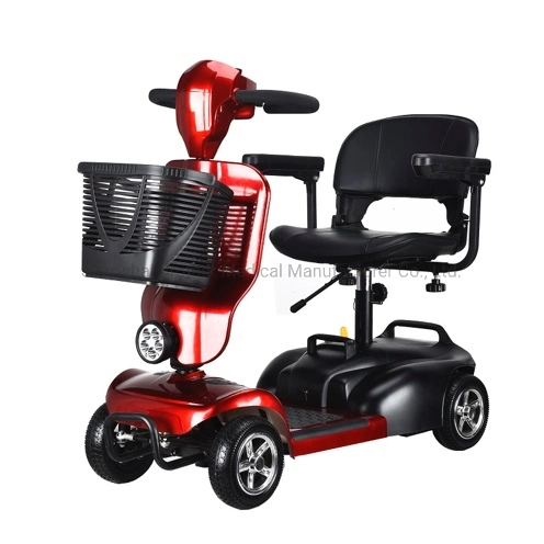 Pride PRO Premium 4 ruedas movilidad Scooter mejor valor plomo ácido Scooters ligero con cesta