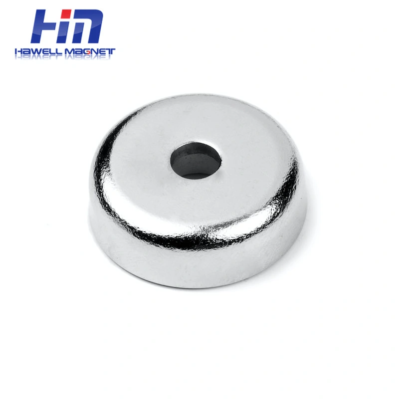Small Magnets Round N35 N52 Round with Hole Countersunk Neodymium Magnet