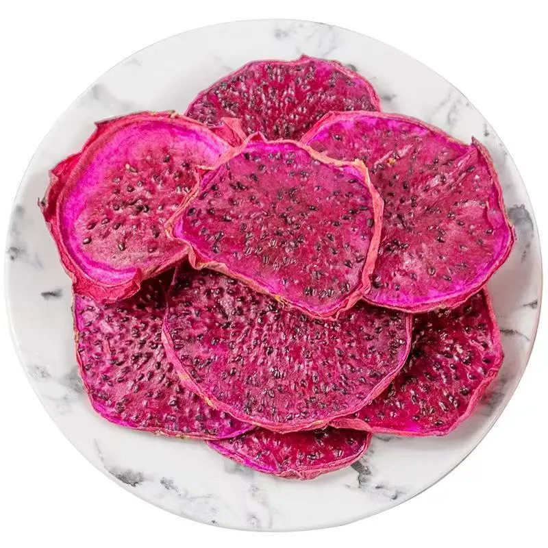 Wholesale No Additives Natural Dried Dragon Fruit Red Pitaya Slices