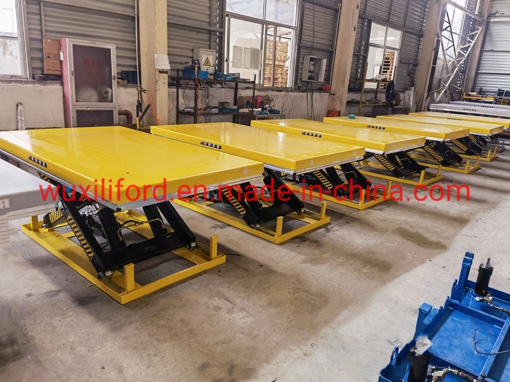 China Supplier 1t 2t 4t Stationary Electric Scissor Lift Hydraulic Lift Table Lifting Platform Hw4006