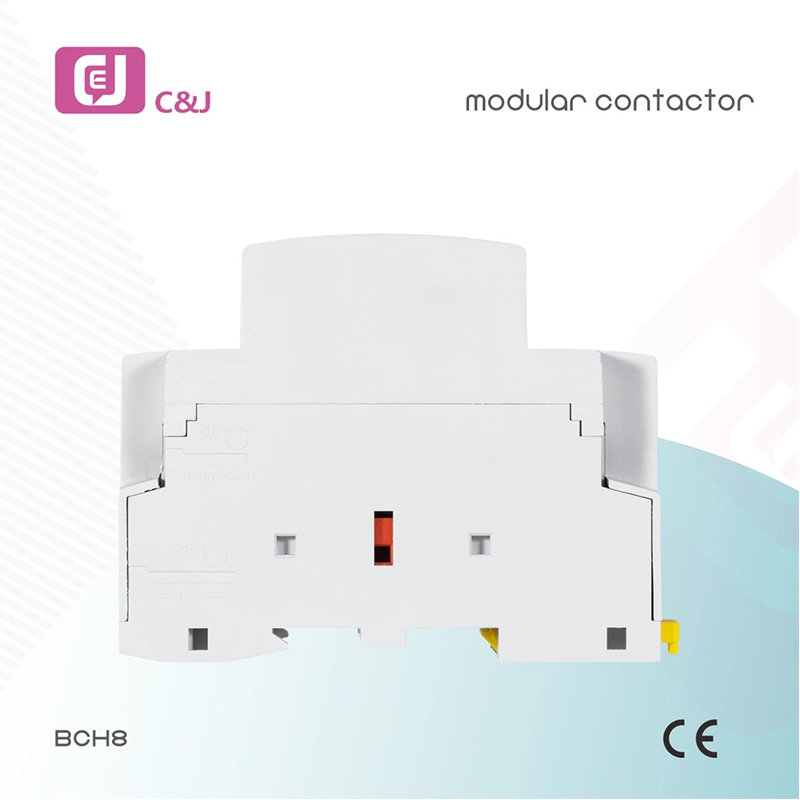 Bch8-40 de alta calidad 2p 40un sistema de control de iluminación en Carril DIN Hogar contactor AC/DC