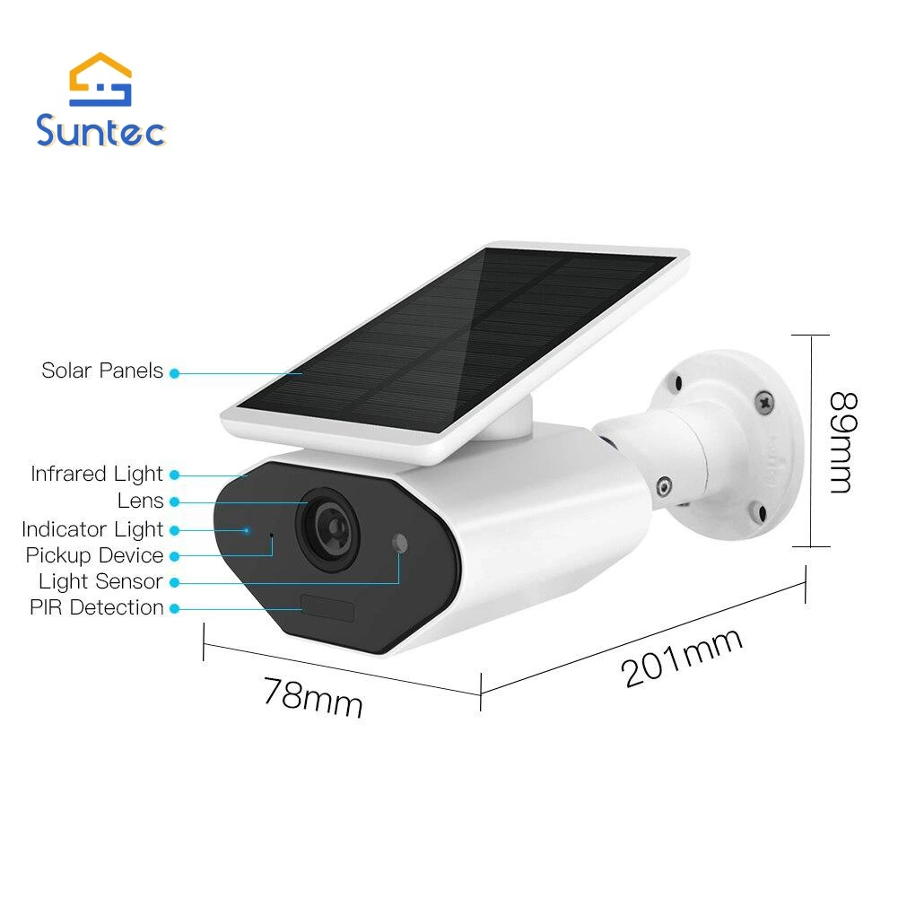 Smart Outdoor Low Power 2MP 1080P Full Color 4G Solar CCTV Camera Surveillance Camera