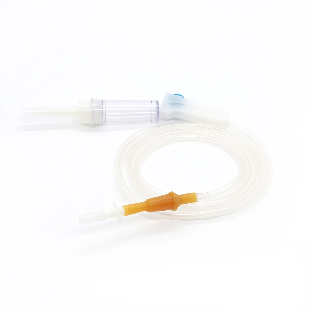 Medizinische sterile Y-Port-Injektionsstelle IV für die medizinische Einmalinfusion Set mit/ohne hypodermische Nadel