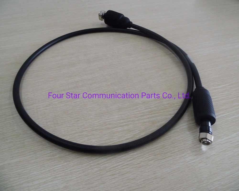 Câble de jonction coaxial RF étanche Superflexible 1/2'' 7/16 DIN Connecteurs mâles 4.3/10 (y compris les gaines étanches)