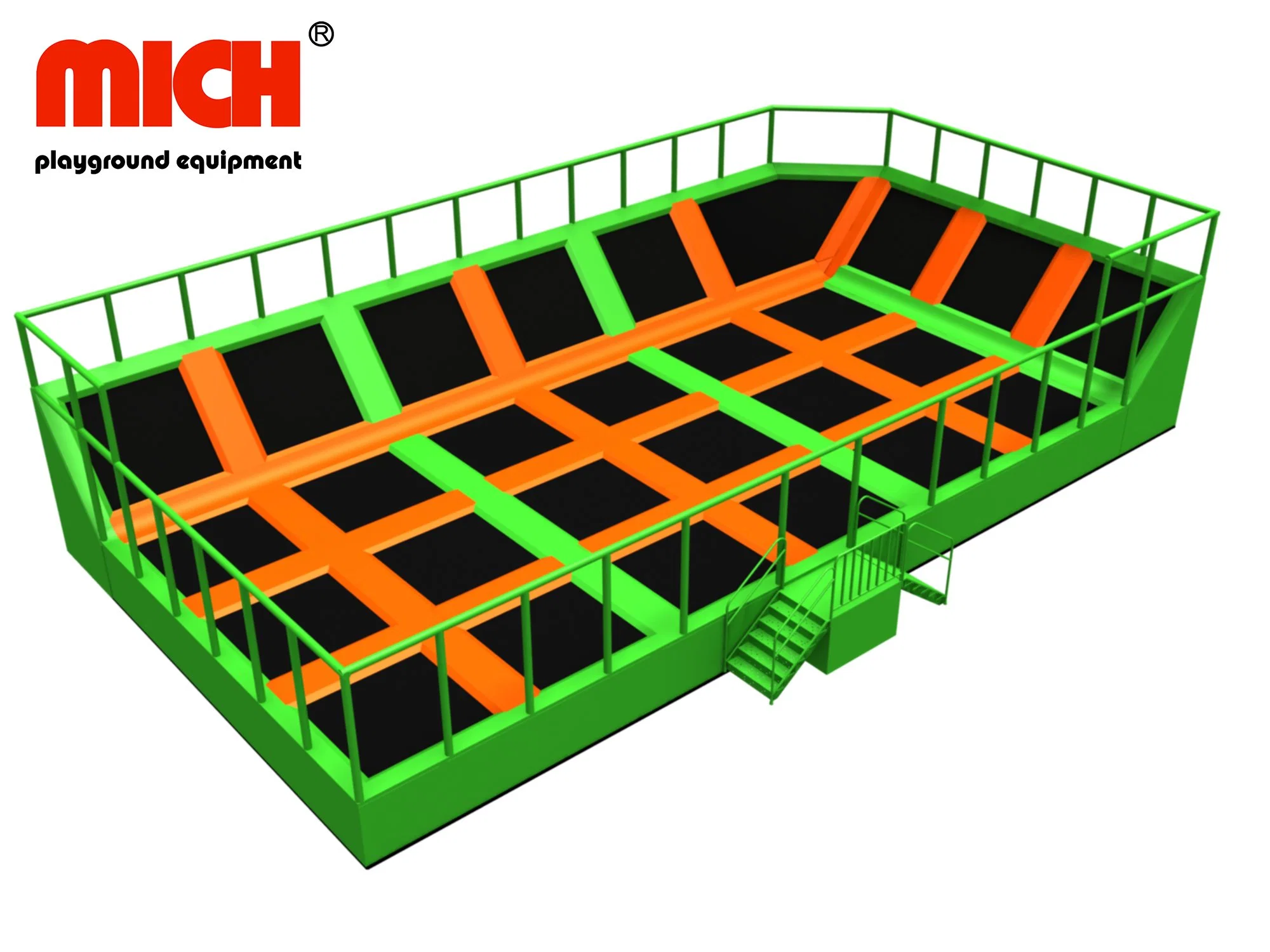 Popular Indoor Jumping Trampoline Park Mini Playground Equipment for Sale