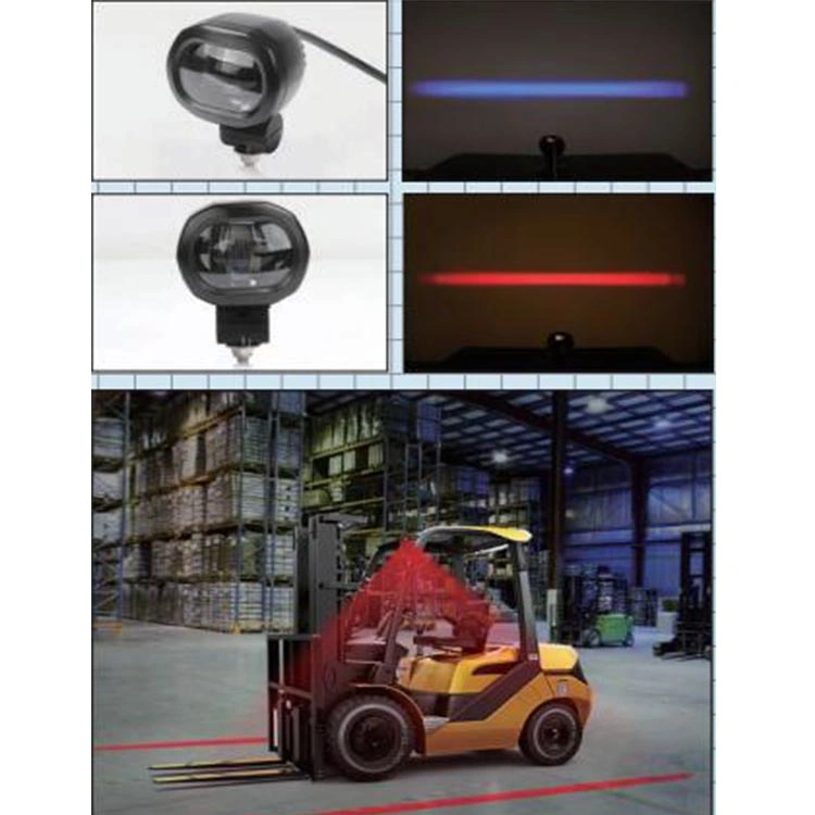 High Performance CREE LED Red Zone Forklift Safety Light