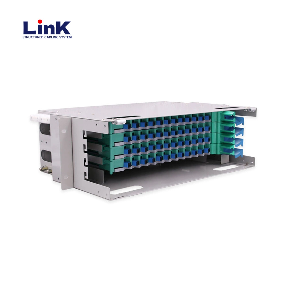 3u 19 Inch Rackmount ODF Fiber Optical Distribution Frame