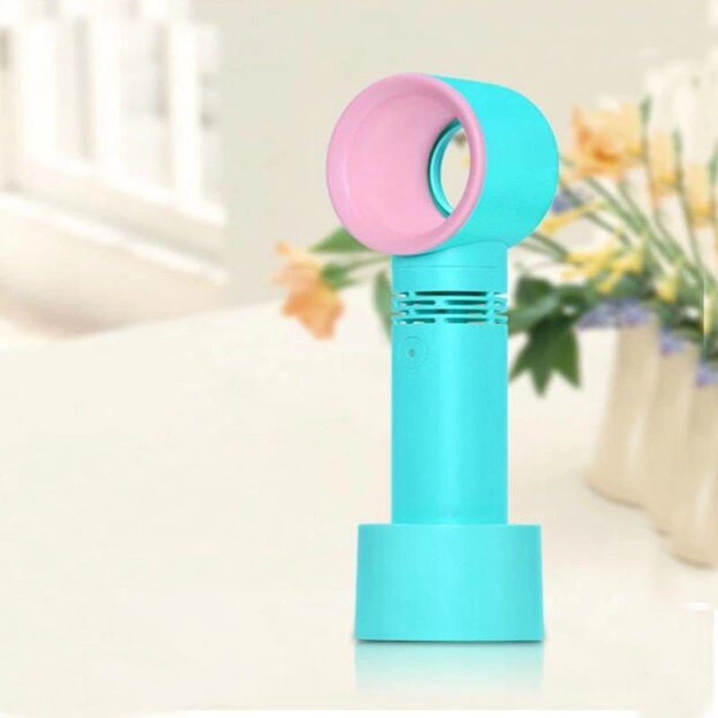 Portable USB Rechargeable Mini Handheld Cooling Bladeless Fan