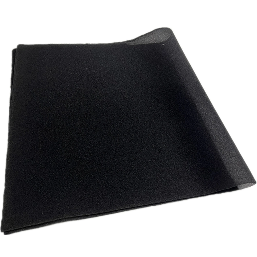 Factory Wholesale/Supplier Black Open Cell Polyurethane Sheet Foam Activated Carbon Filter Element Smoking Sponge