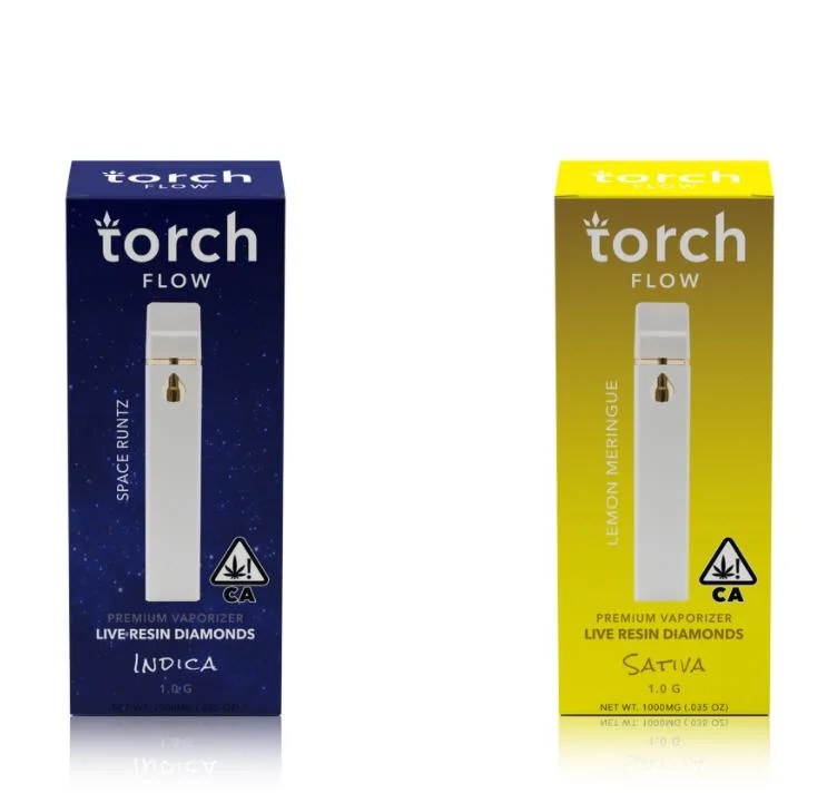 Torch Diamond 2.0ml 2.0g Empty Vape Pod Atomizers with Packaging Disposable/Chargeable Vape Pen Ceramic Coil Type-C Charging