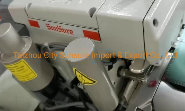 Super High Speed Computerized Overlock Sewing Machine with Auto Trimmer and Auto Presser-Foot Lifting Ss-5f-4D/at