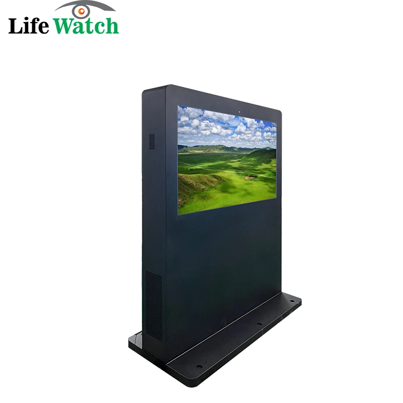 Rede de 75 polegadas Landscape Android System Interactive Outdoor LCD Digital Signage Quiosque Totem Display Advertising Player