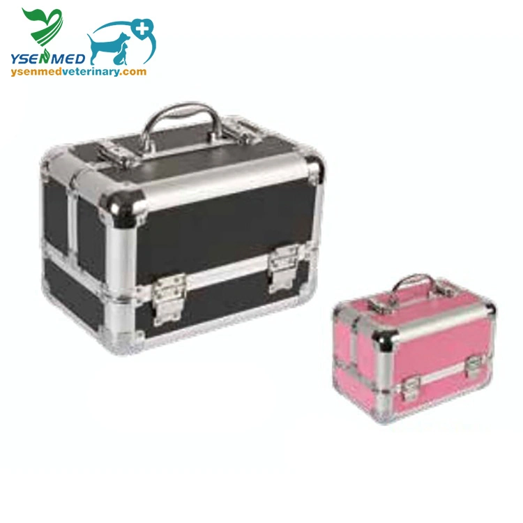 Ystk-608 Medical Equipment Vet Mobile Tool Case with Collapsible Dragging Handles