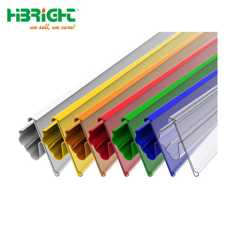 Supermarket Plastic PVC Price Tag Adhesive Holder Label