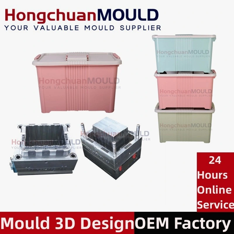 PP Plastic Lundry Basket storage Box Washing Container Injection Mould