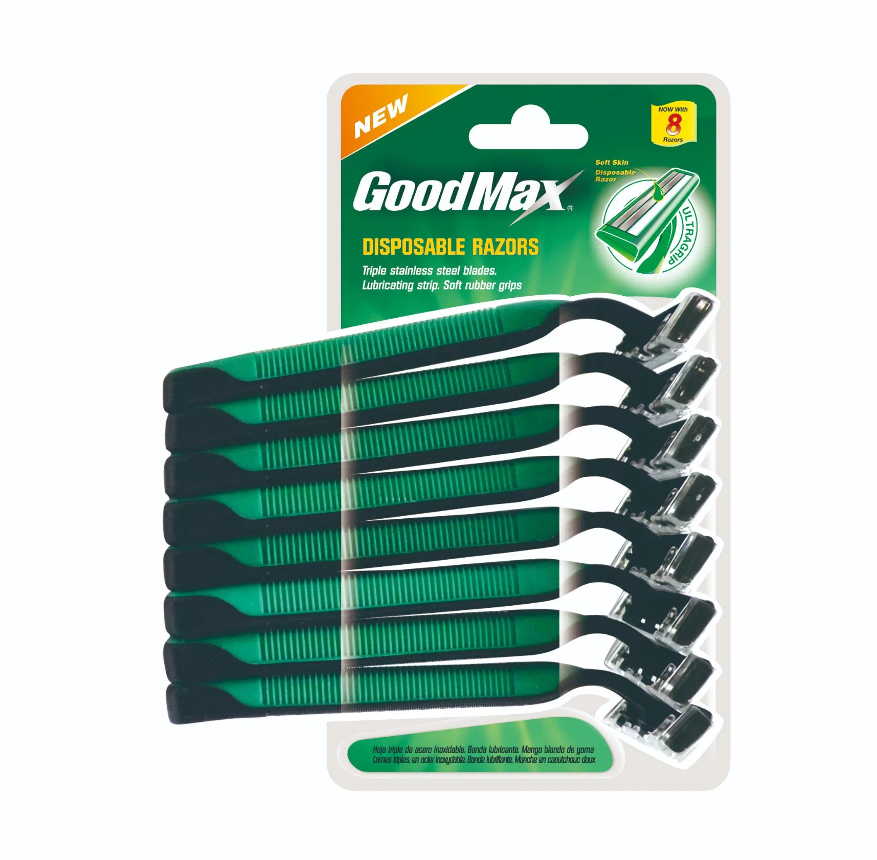 Disposable Razor High quality/High cost performance with Triple Blades (Goodmax) (SL-3006TL)