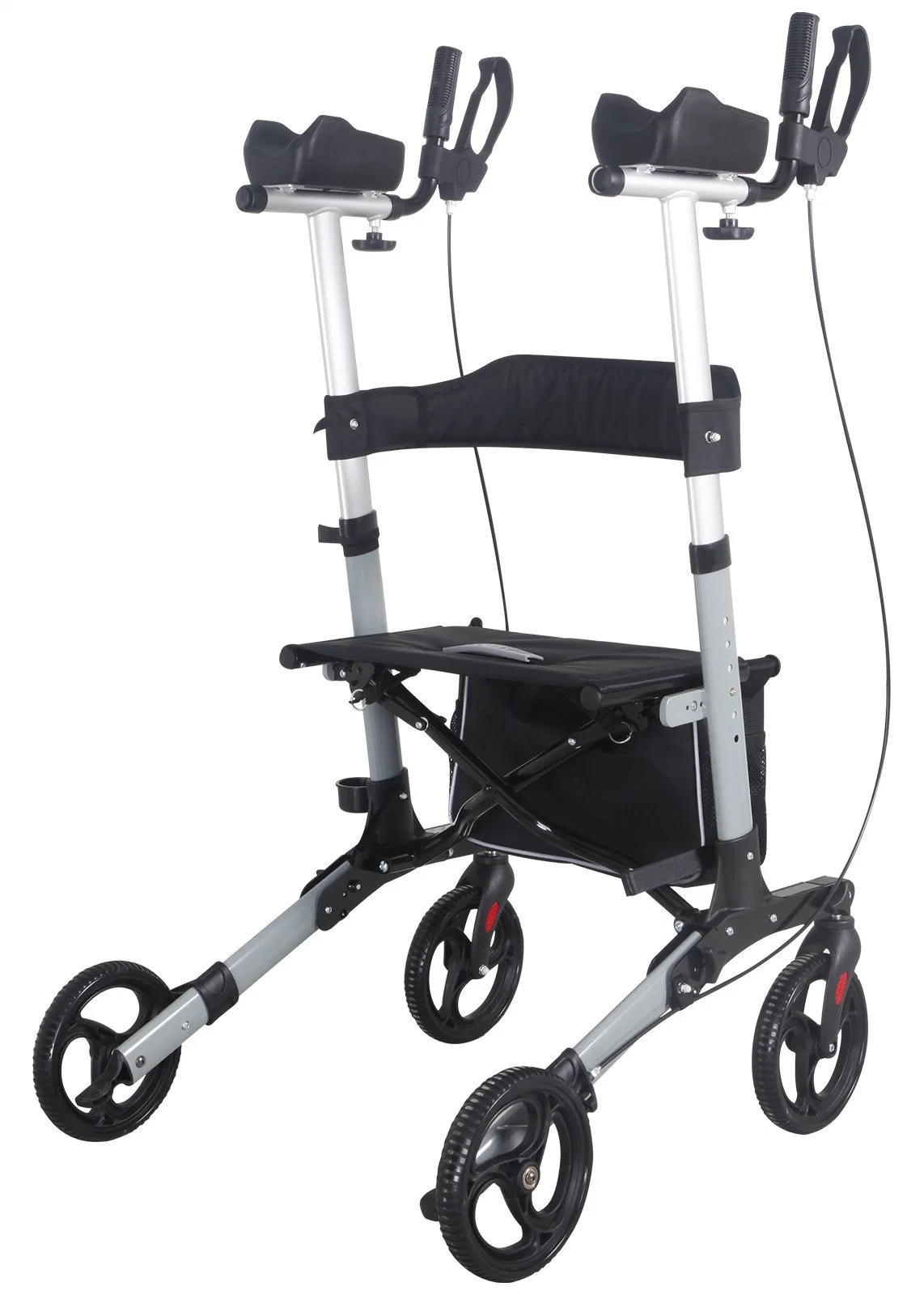 Lightweight Foldable Rollators 4 Wheels Rollator Walker