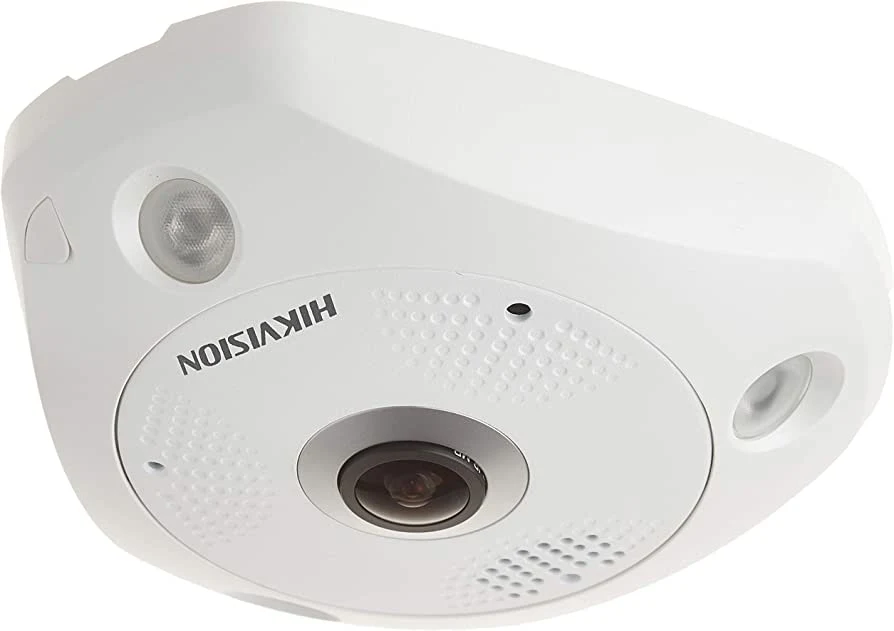 Hikvision 12 MP Deepinview Seguridad CCTV IP Immervision Panorámica de la lente Fisheye Camera calor apoyo estera y conteo de personas