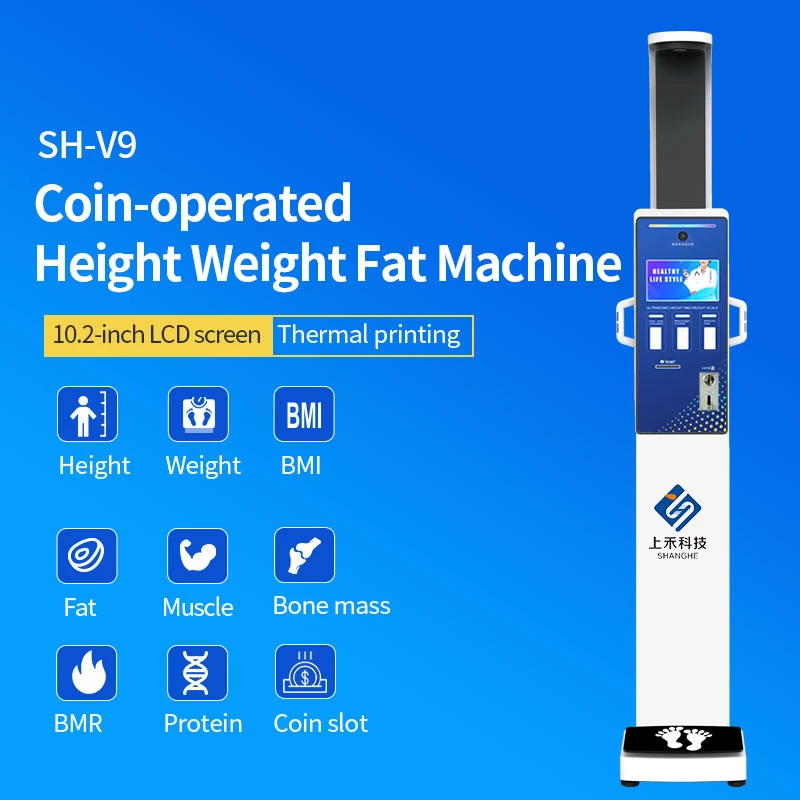 Coin-Operated Automatic Body Fat Measurement for Nutrition Centers and Gyms