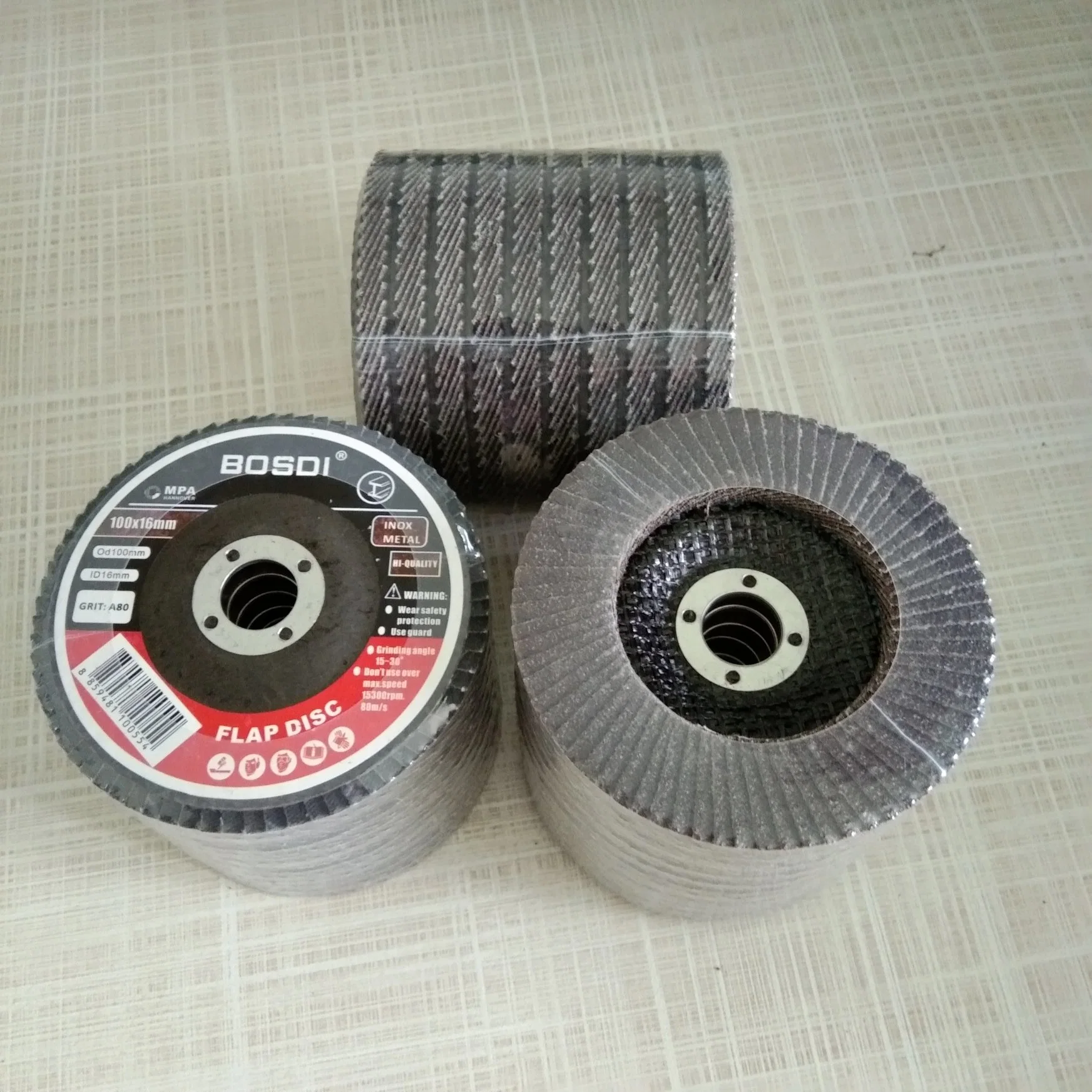 All Size High quality/High cost performance Coated Flap Disc. Grinding and Polishing Metal