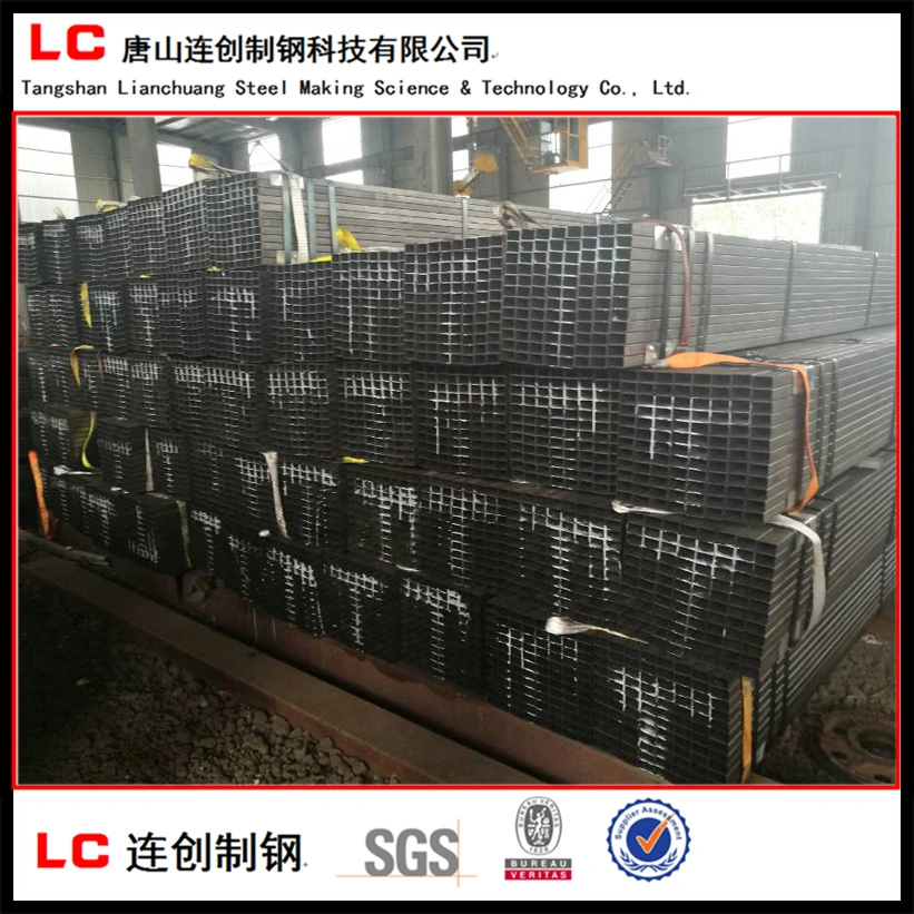 Common Carbon Black Hollow Section Pipe for Building